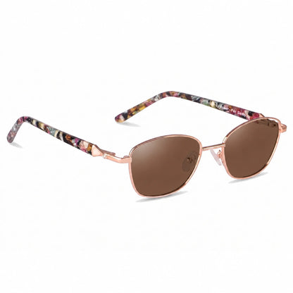 Fiore 2208 oval sunglasses, gold steel frame · ReFramed, photo 5 of 36 | Polarized UV400