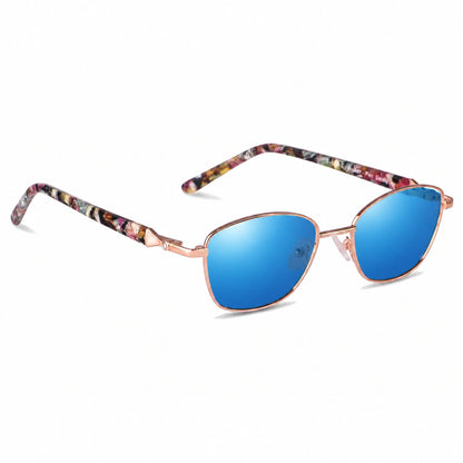 Fiore 2208 oval sunglasses, gold steel frame · ReFramed, photo 26 of 36 | Polarized UV400