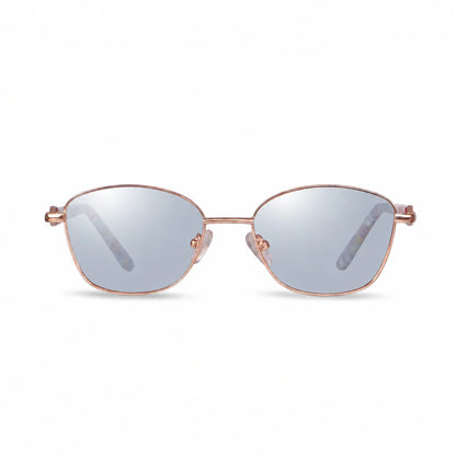 Fiore 2208 oval sunglasses, gold steel frame · ReFramed, photo 28 of 36 | Polarized UV400