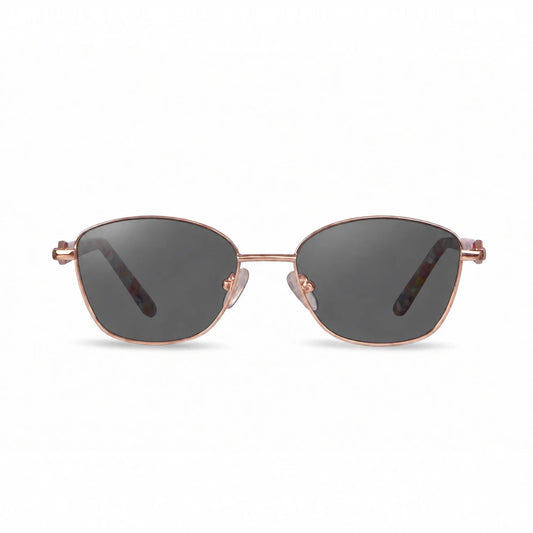 Fiore 2208 oval sunglasses, gold steel frame · ReFramed, photo 1 of 36 | Polarized UV400