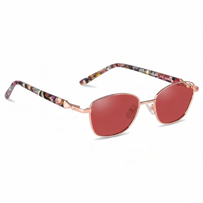 Fiore 2208 oval sunglasses, gold steel frame · ReFramed, photo 17 of 36 | Polarized UV400