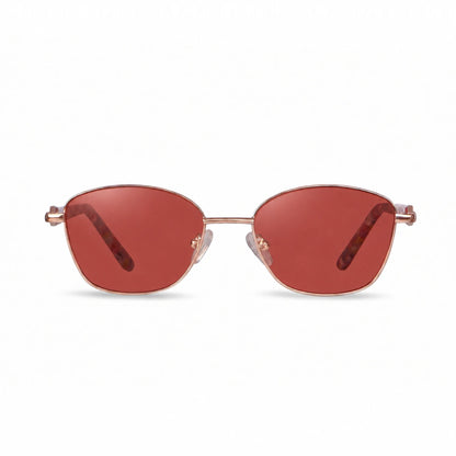 Fiore 2208 oval sunglasses, gold steel frame · ReFramed, photo 16 of 36 | Polarized UV400