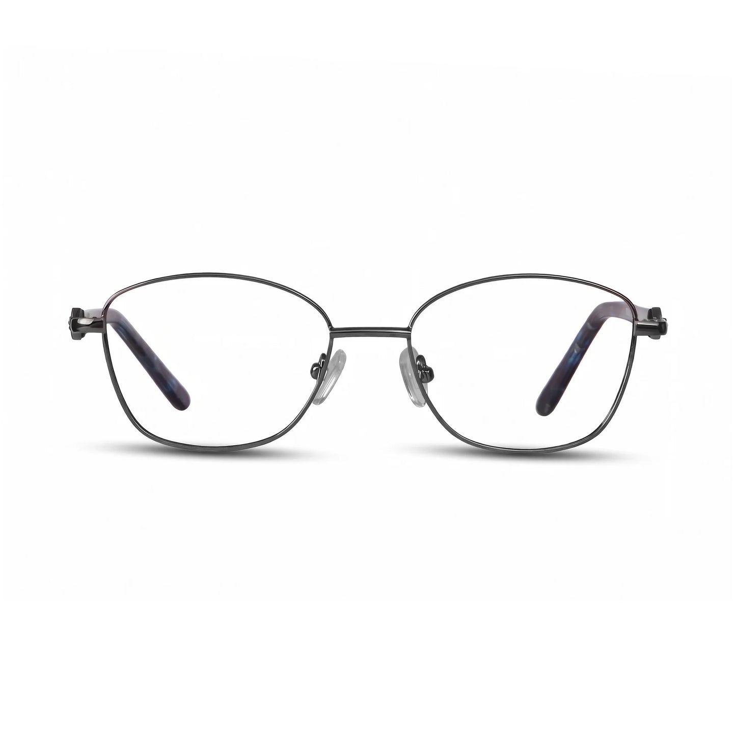 Fiore 2208 eyeglasses in gun blue – front view
