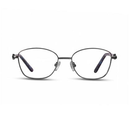 Fiore 2208 eyeglasses in gun blue – front view