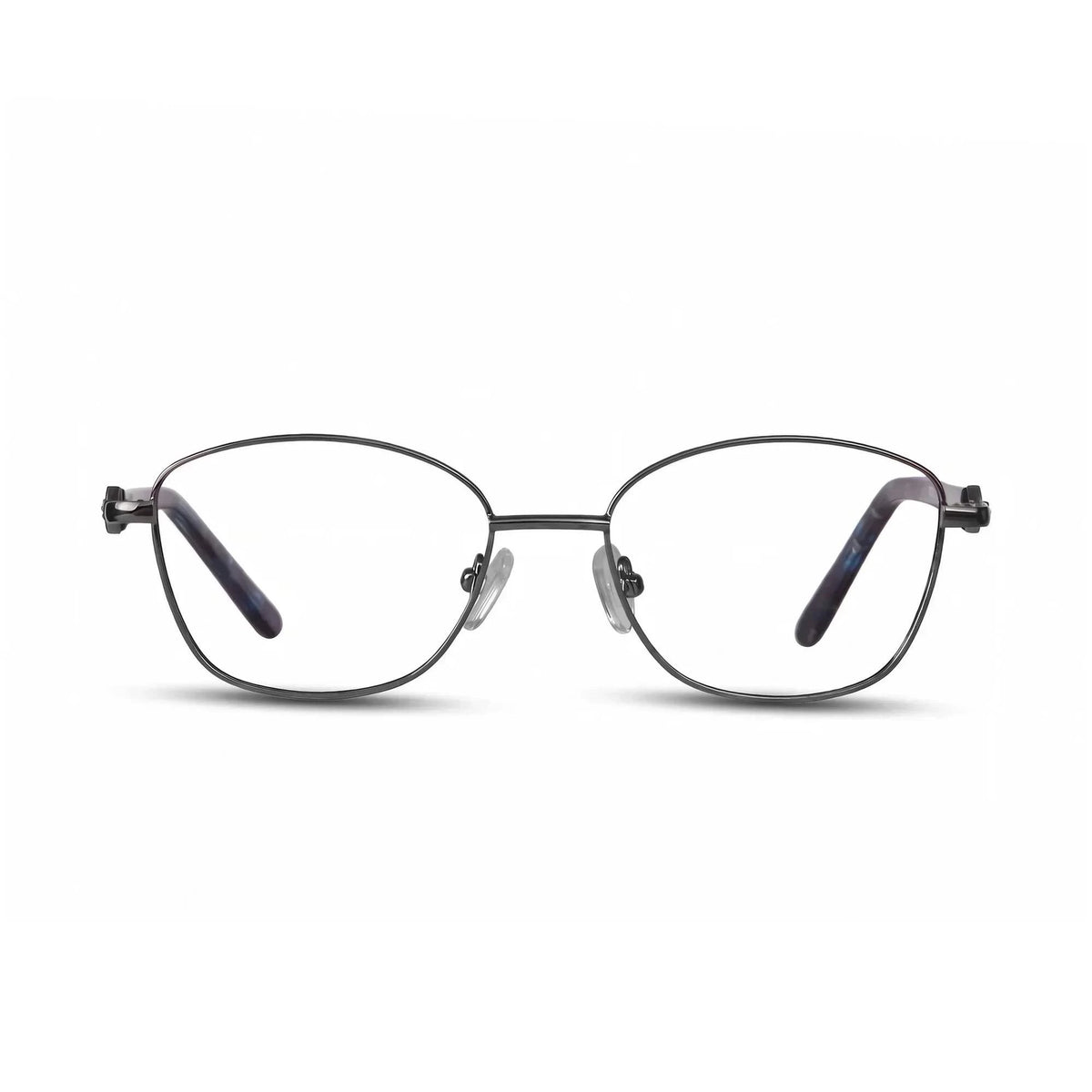 Fiore 2208 oval metal reading glasses, gun blue frame · ReFramed, photo 20 of 55