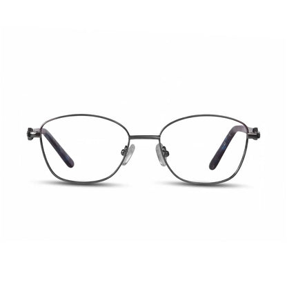 Fiore 2208 oval metal reading glasses, gun blue frame · ReFramed, photo 20 of 55