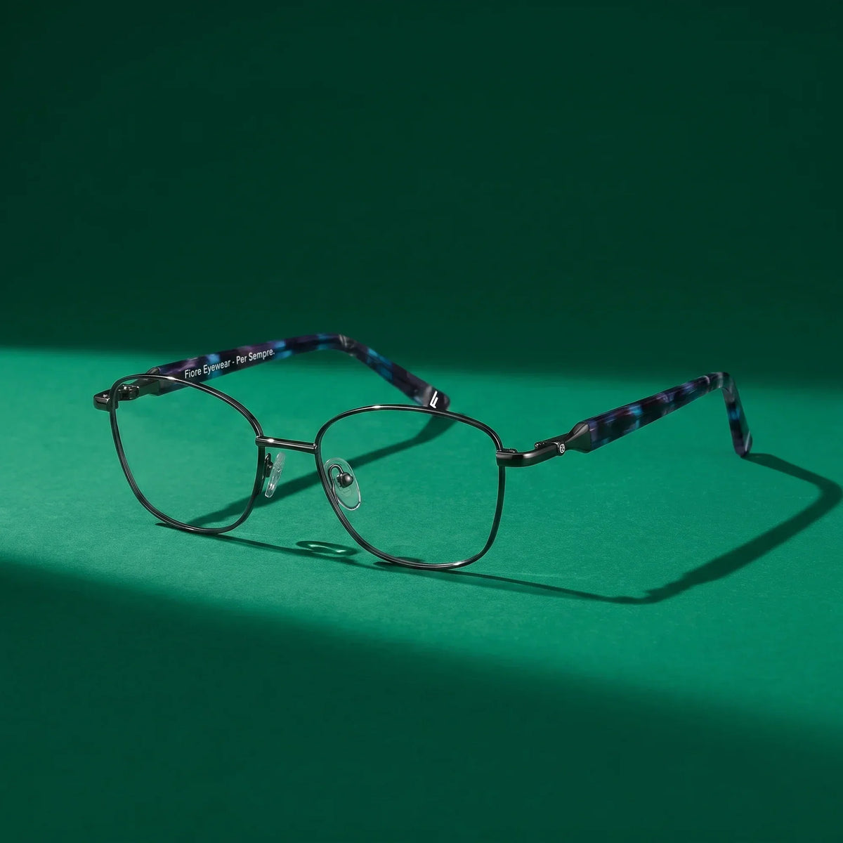 Fiore 2208 oval metal reading glasses, gun blue frame · ReFramed, photo 24 of 55