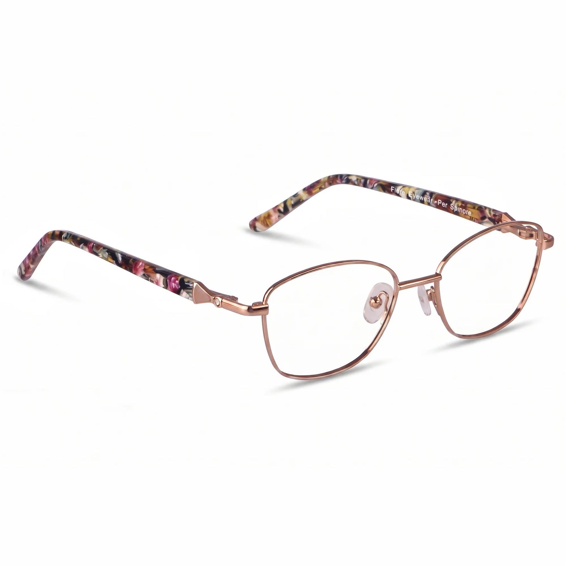 Fiore 2208 eyeglasses in brown tortoiseshell – three-quarter view