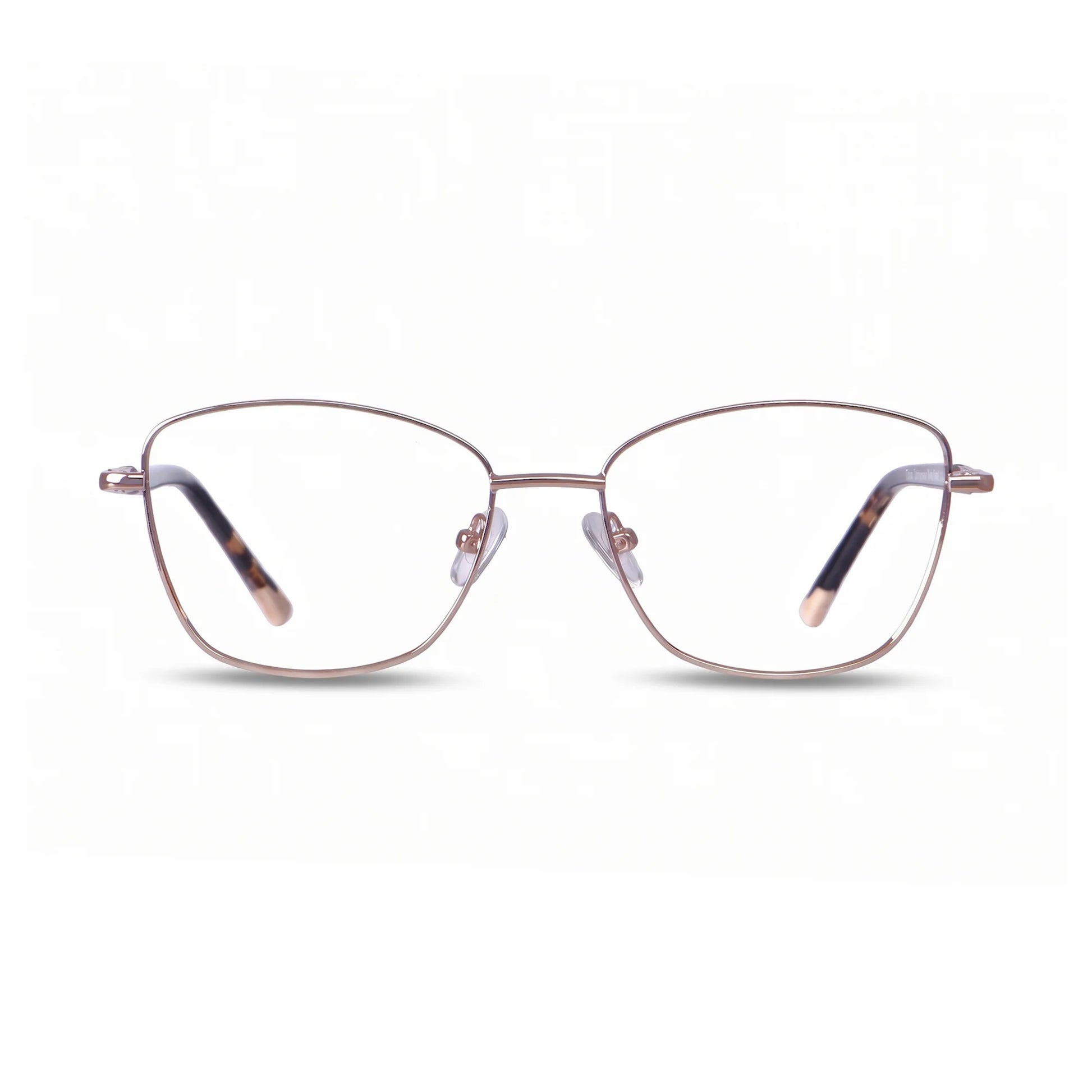 Fiore 2210 optical frame, Gold Pink, front view