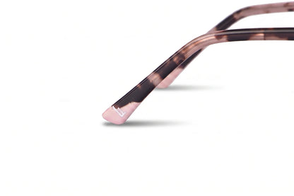 Fiore 2210 eyeglasses in pink – temple logo detail