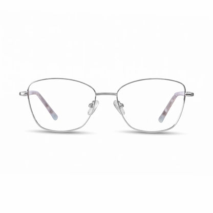 Fiore 2210 eyeglasses in silver black – front view