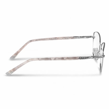 Fiore 2210 eyeglasses in silver black – side view