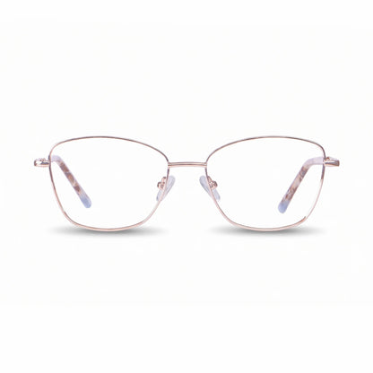 Fiore 2210 eyeglasses in gold brown – front view
