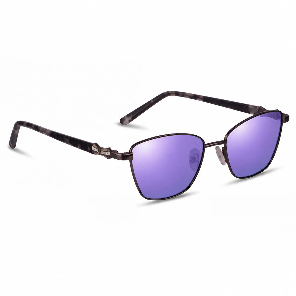 Fiore 22115 square sunglasses, black steel frame · ReFramed, photo 24 of 24 | Polarized UV400