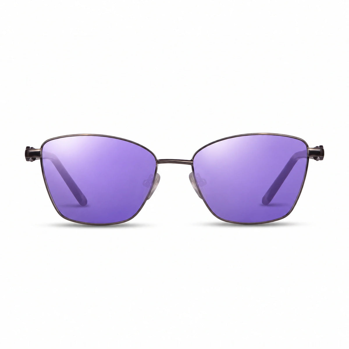 Fiore 22115 square sunglasses, black steel frame · ReFramed, photo 23 of 24 | Polarized UV400