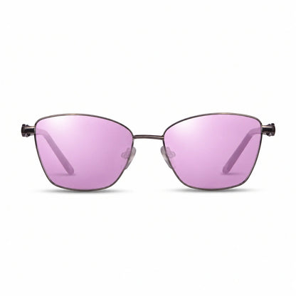 Fiore 22115 square sunglasses, black steel frame · ReFramed, photo 21 of 24 | Polarized UV400
