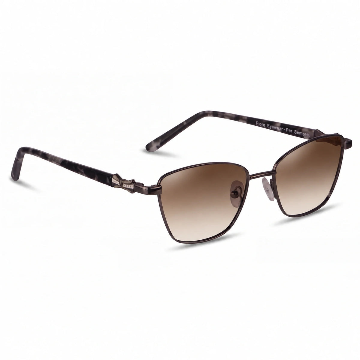 Fiore 22115 square sunglasses, black steel frame · ReFramed, photo 16 of 24 | Polarized UV400