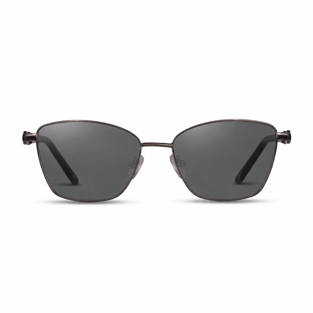 Fiore 22115 square sunglasses, black steel frame · ReFramed, photo 1 of 24 | Polarized UV400