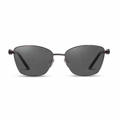 Fiore 22115 square sunglasses, black steel frame · ReFramed, photo 1 of 24 | Polarized UV400