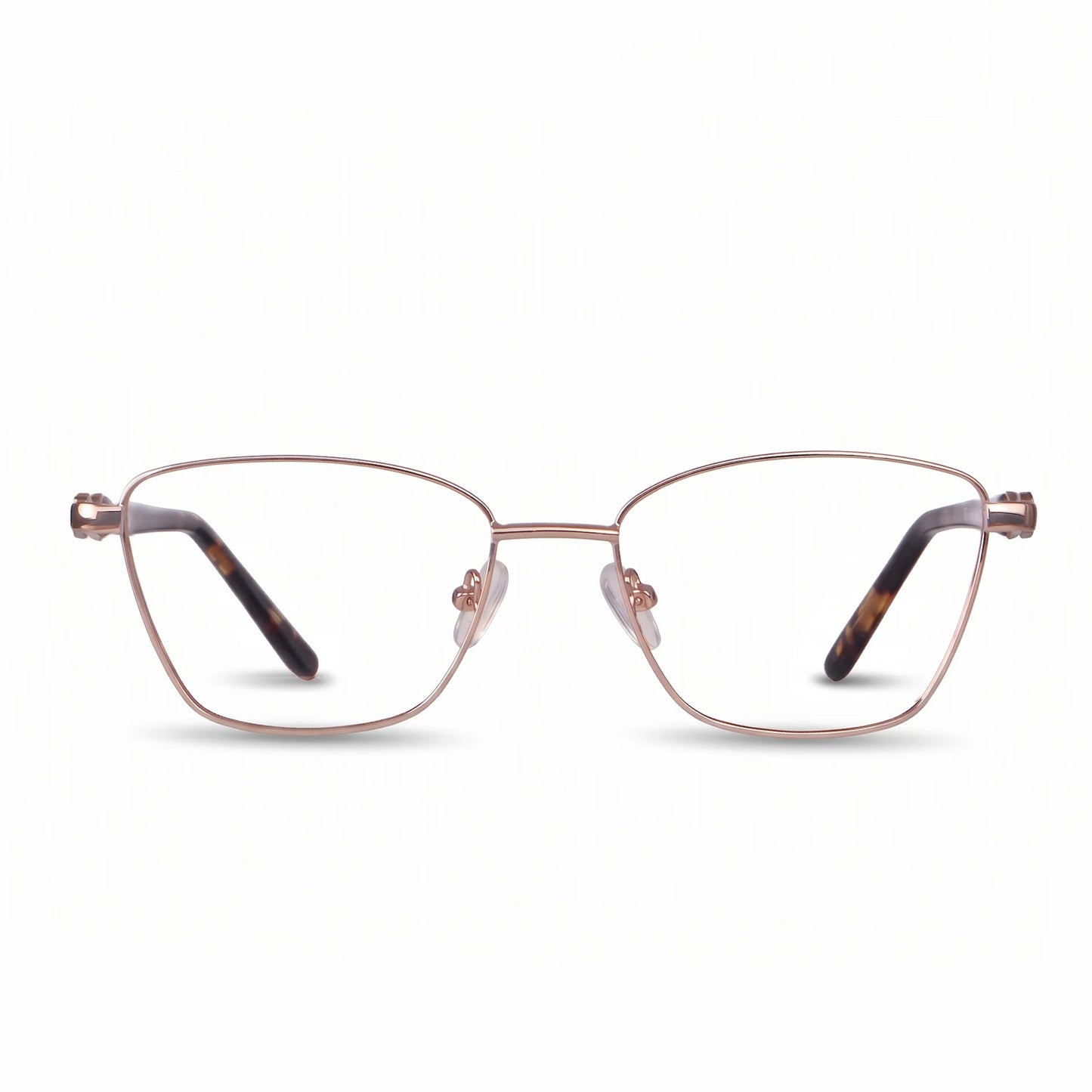 Fiore 22115 eyeglasses in brown – front view