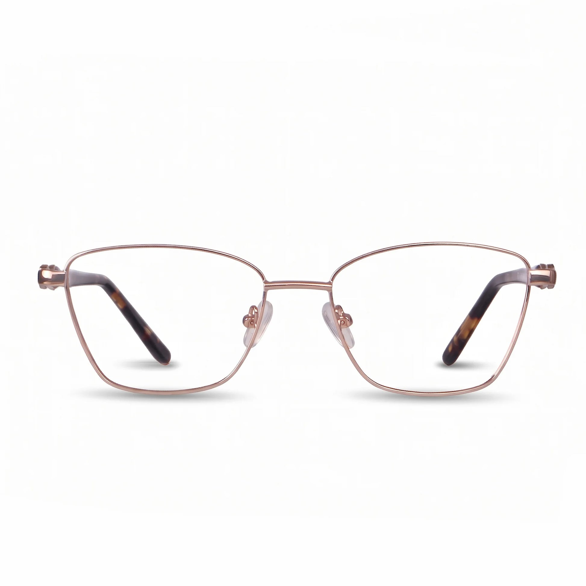 Fiore 22115 eyeglasses in brown – front view