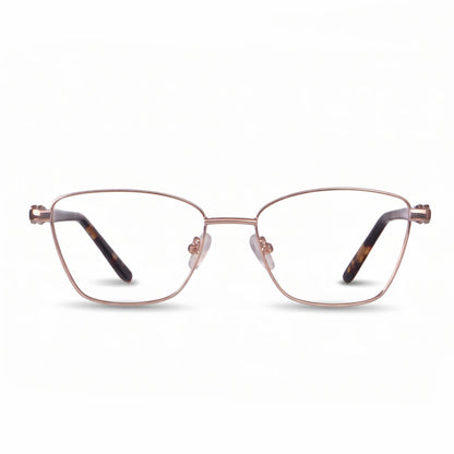 Fiore 22115 eyeglasses in brown – front view