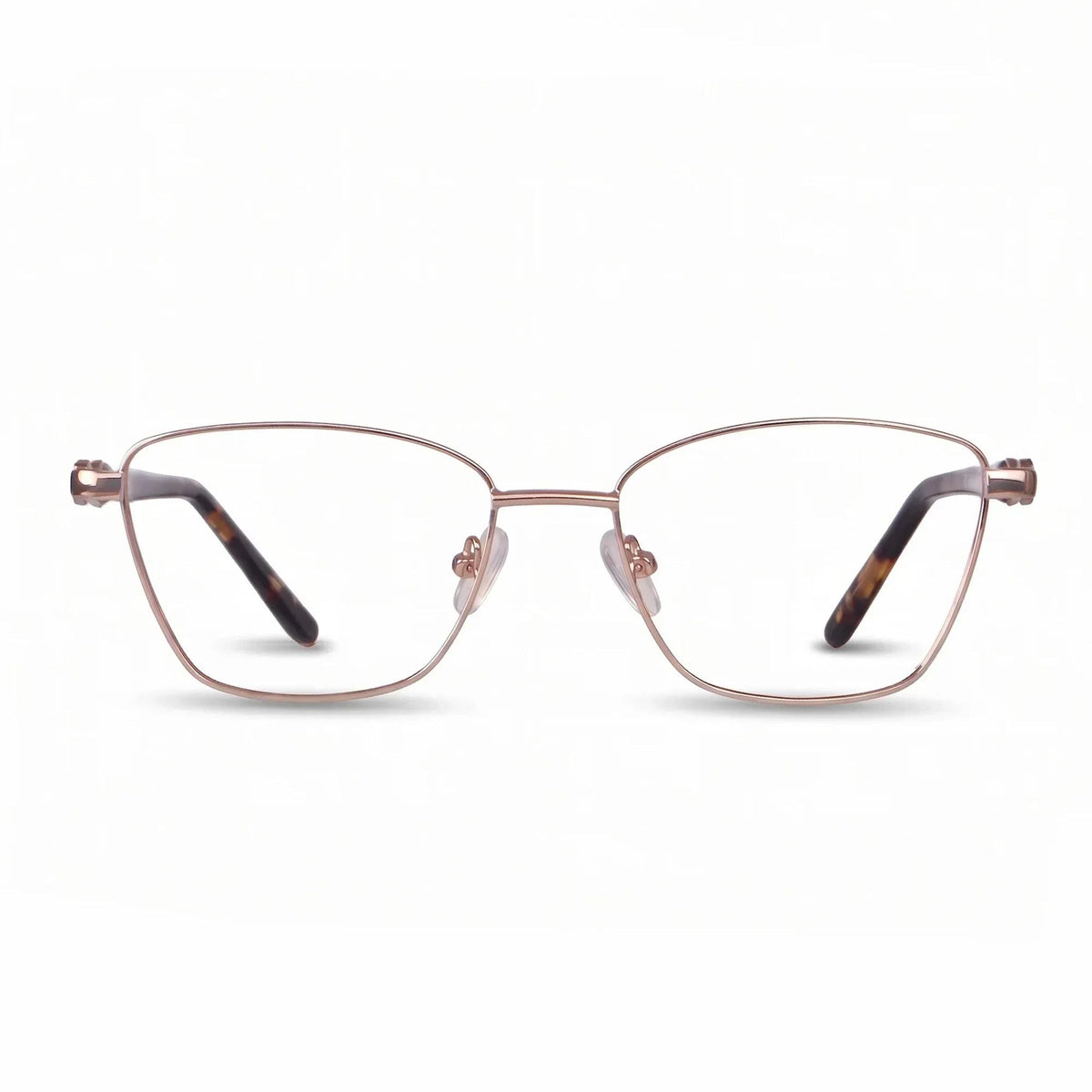 Fiore 22115 square metal reading glasses, brown frame · ReFramed, photo 1 of 62