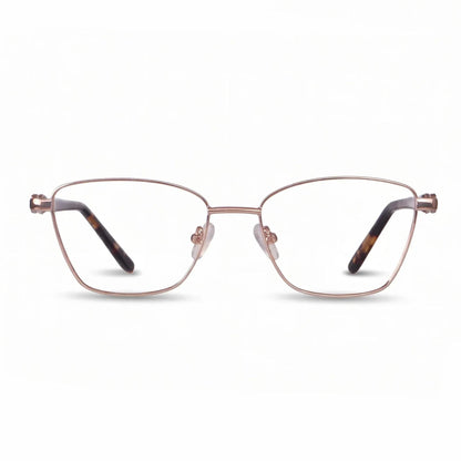 Fiore 22115 square metal reading glasses, brown frame · ReFramed, photo 1 of 62
