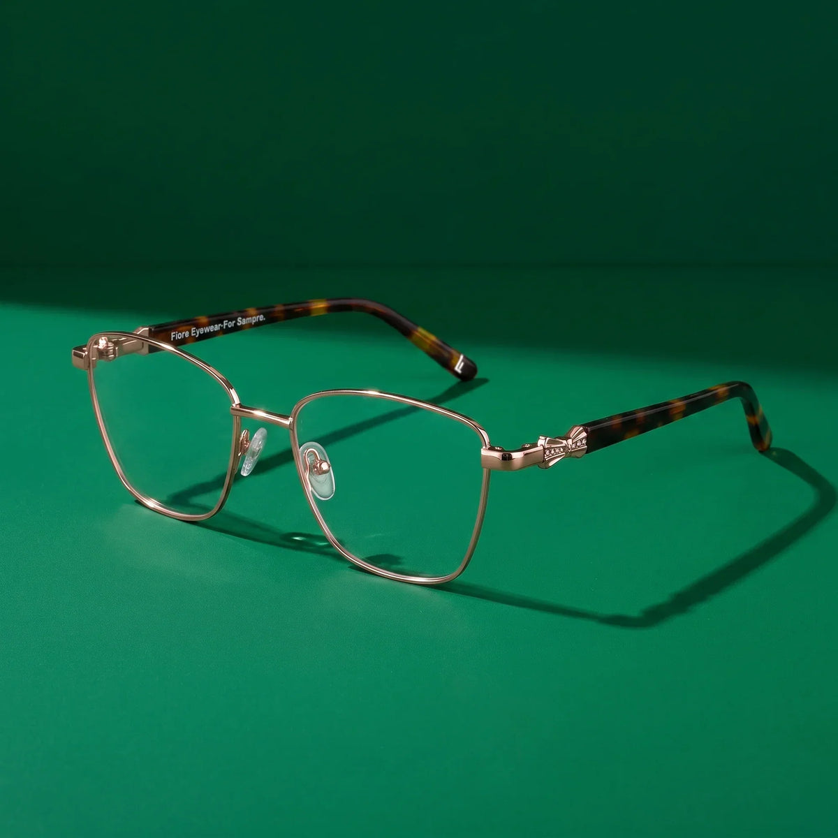 Fiore 22115 square metal reading glasses, brown frame · ReFramed, photo 5 of 62
