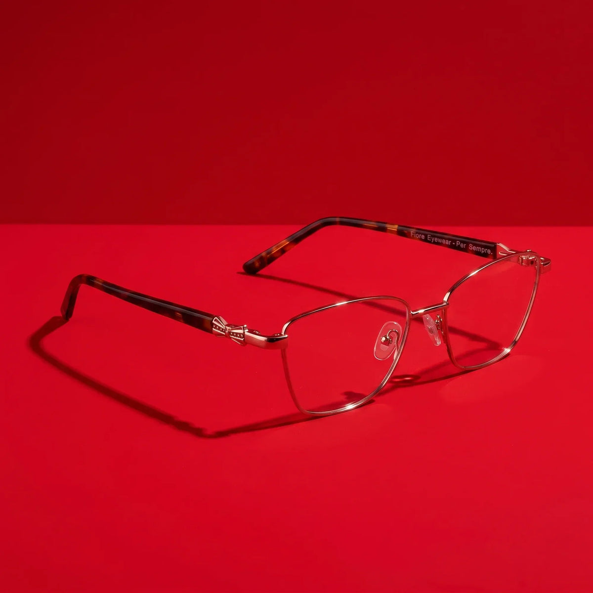 Fiore 22115 square metal reading glasses, brown frame · ReFramed, photo 7 of 62