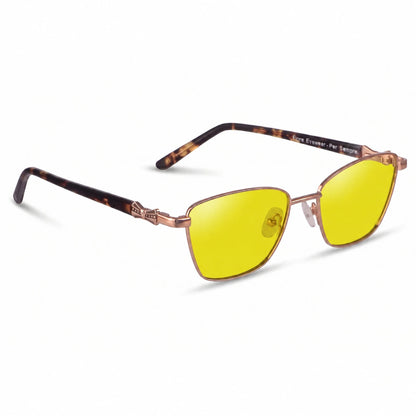Fiore 22115 square sunglasses, brown steel frame · ReFramed, photo 11 of 36 | Polarized UV400