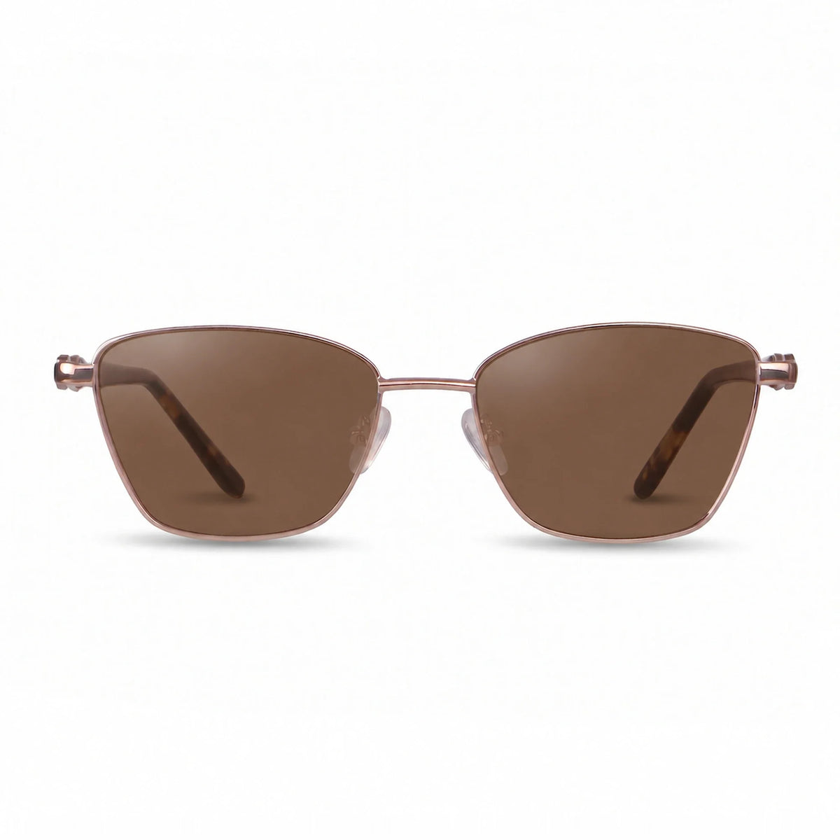 Fiore 22115 square sunglasses, brown steel frame · ReFramed, photo 4 of 36 | Polarized UV400