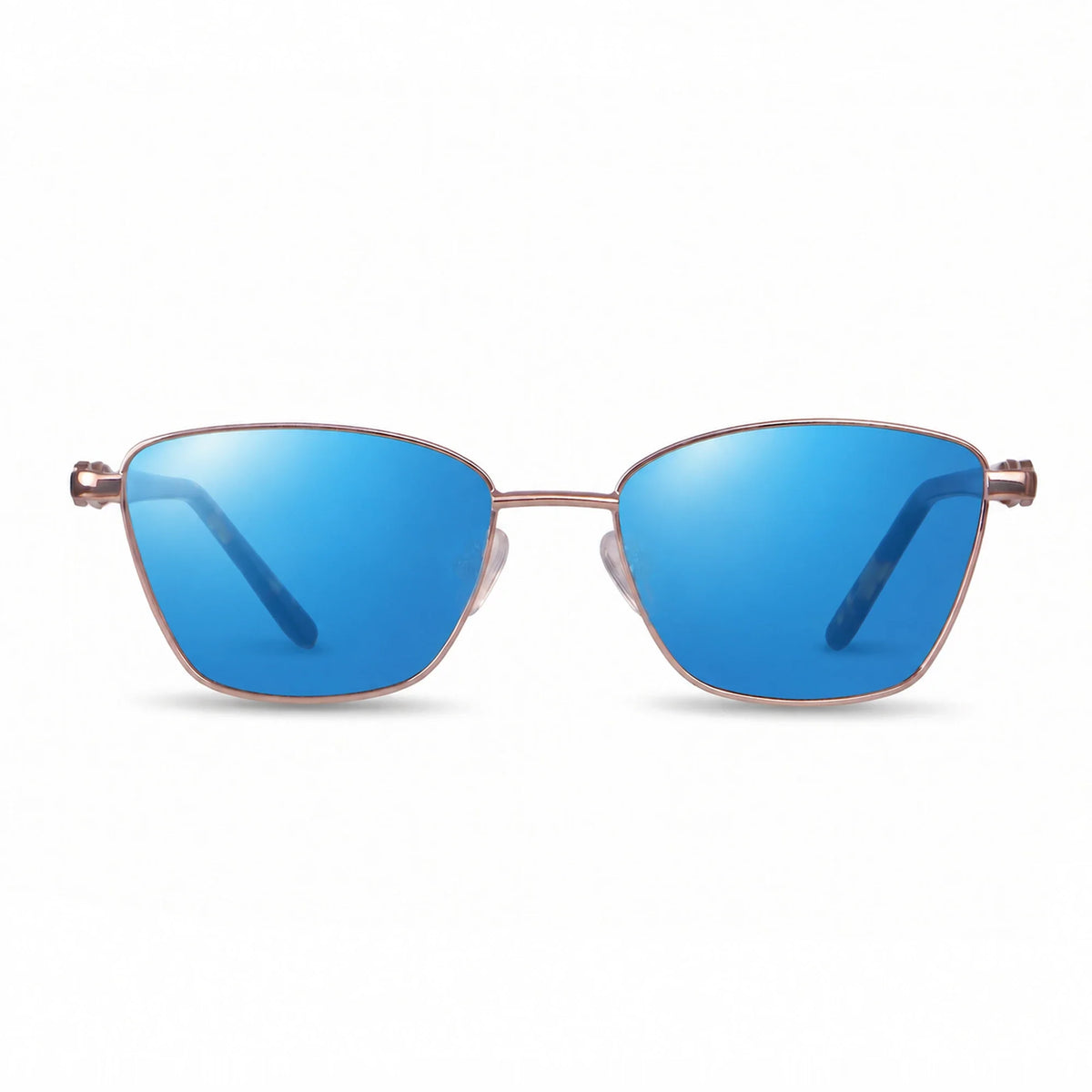 Fiore 22115 square sunglasses, brown steel frame · ReFramed, photo 25 of 36 | Polarized UV400