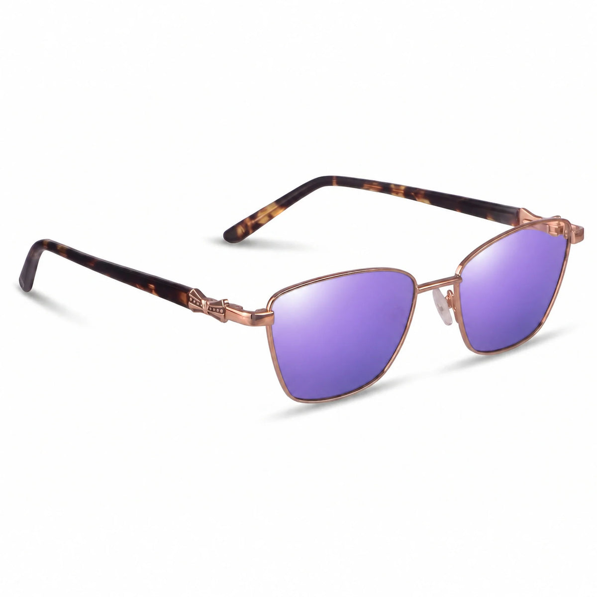 Fiore 22115 square sunglasses, brown steel frame · ReFramed, photo 35 of 36 | Polarized UV400