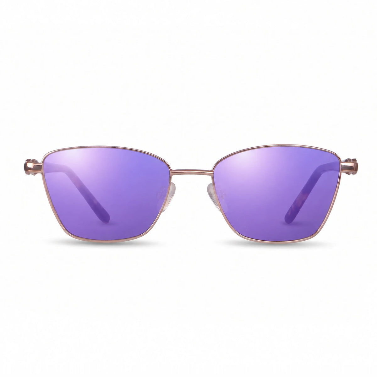 Fiore 22115 square sunglasses, brown steel frame · ReFramed, photo 34 of 36 | Polarized UV400