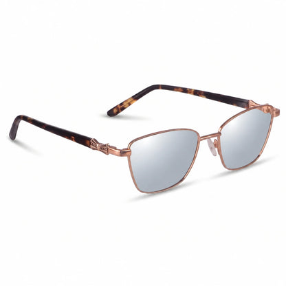 Fiore 22115 square sunglasses, brown steel frame · ReFramed, photo 29 of 36 | Polarized UV400
