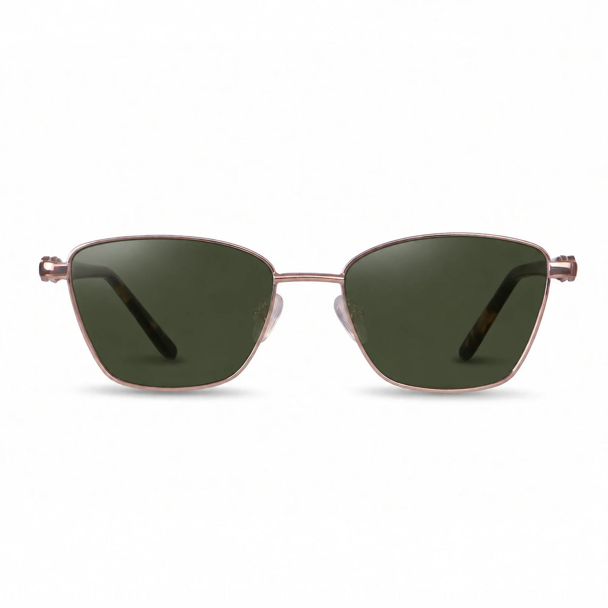 Fiore 22115 square sunglasses, brown steel frame · ReFramed, photo 7 of 36 | Polarized UV400