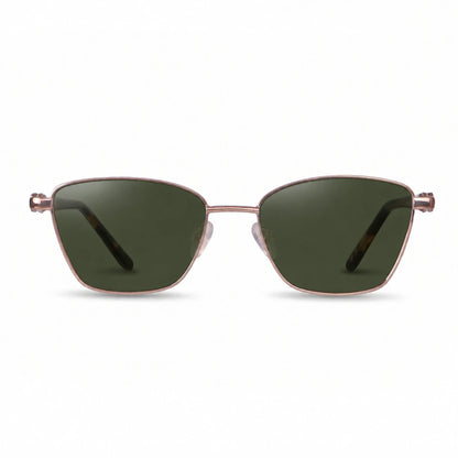 Fiore 22115 square sunglasses, brown steel frame · ReFramed, photo 7 of 36 | Polarized UV400