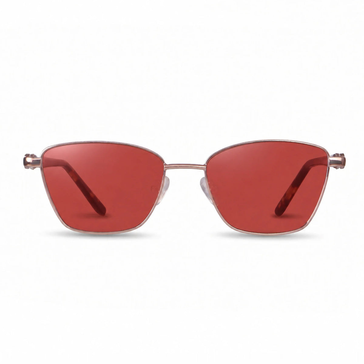 Fiore 22115 square sunglasses, brown steel frame · ReFramed, photo 16 of 36 | Polarized UV400