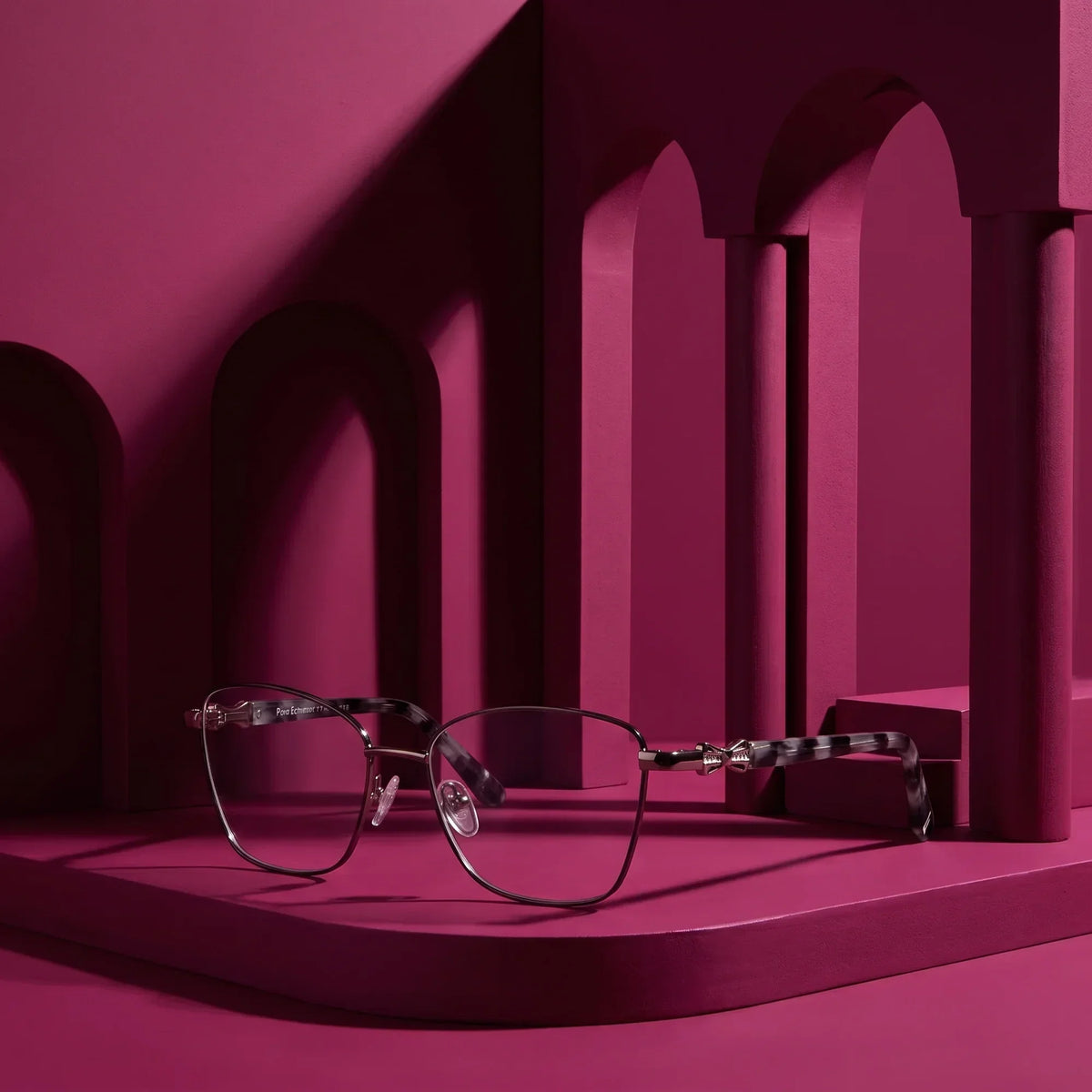 Fiore 22115 square metal reading glasses, black silver frame · ReFramed, photo 30 of 62