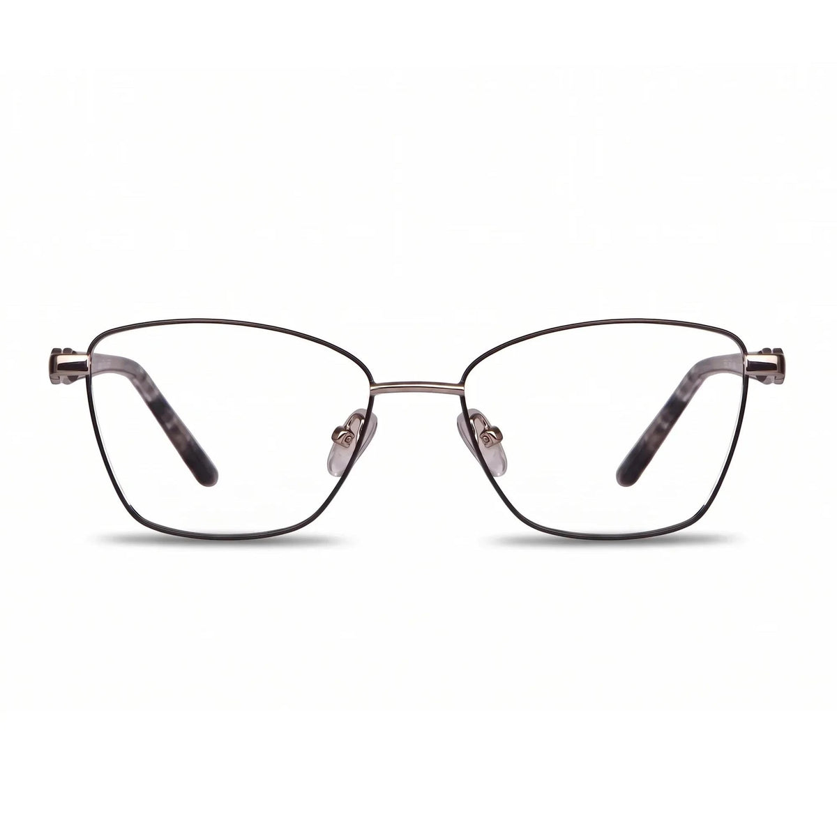 Fiore 22115 square metal reading glasses, black silver frame · ReFramed, photo 22 of 62
