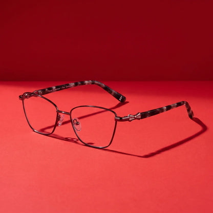 Fiore 22115 square metal reading glasses, black silver frame · ReFramed, photo 26 of 62