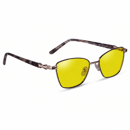 Fiore 22115 square sunglasses, gray steel frame · ReFramed, photo 11 of 36 | Polarized UV400