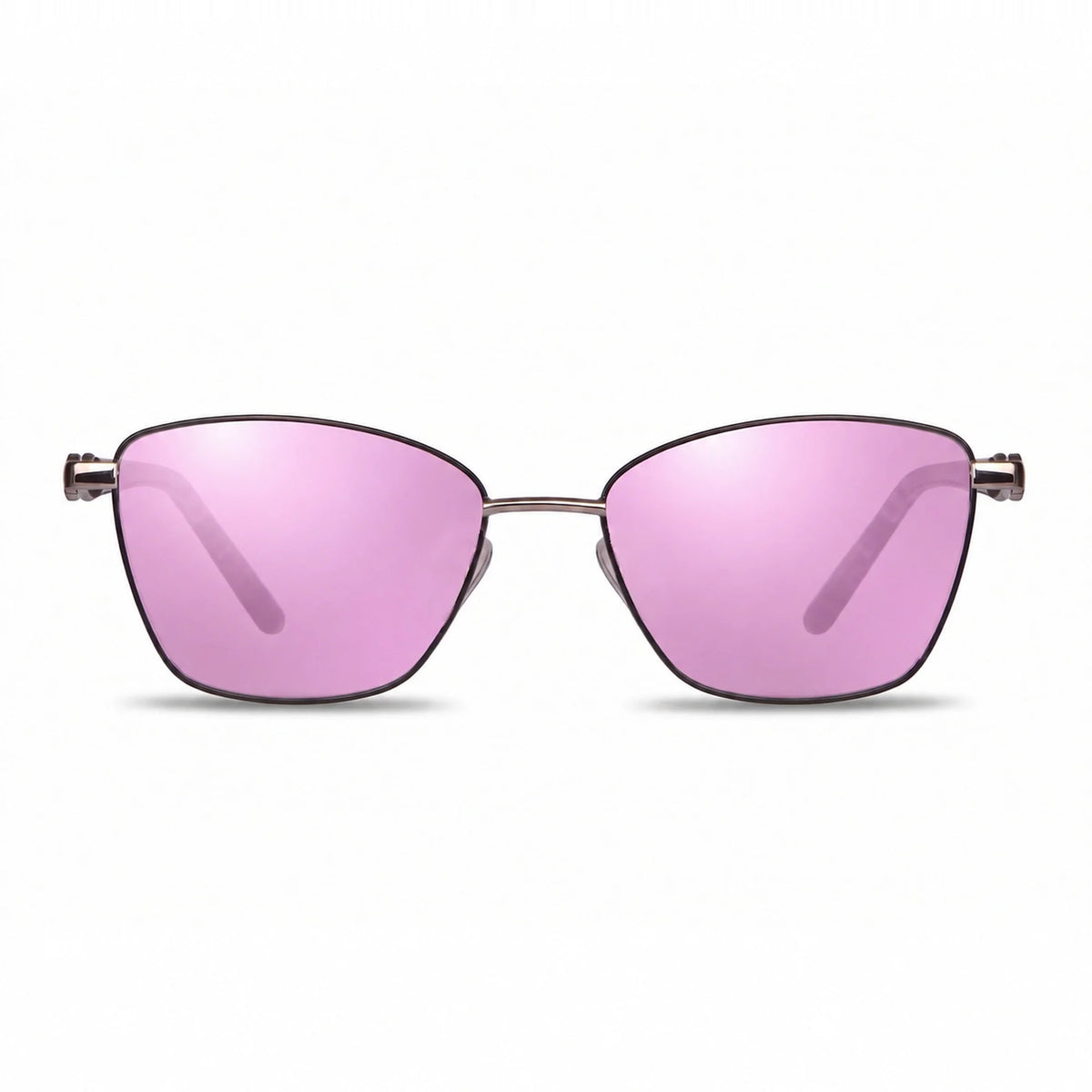 Fiore 22115 square sunglasses, gray steel frame · ReFramed, photo 31 of 36 | Polarized UV400