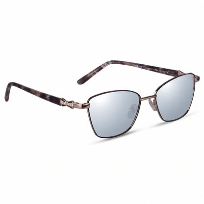 Fiore 22115 square sunglasses, gray steel frame · ReFramed, photo 29 of 36 | Polarized UV400