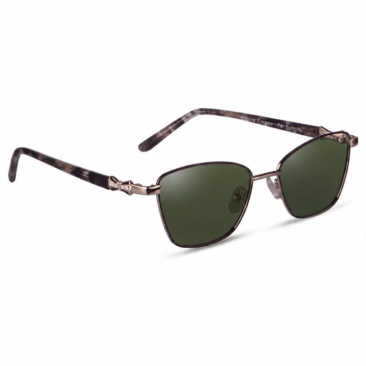 Fiore 22115 square sunglasses, gray steel frame · ReFramed, photo 8 of 36 | Polarized UV400