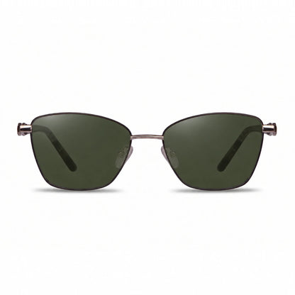 Fiore 22115 square sunglasses, gray steel frame · ReFramed, photo 7 of 36 | Polarized UV400
