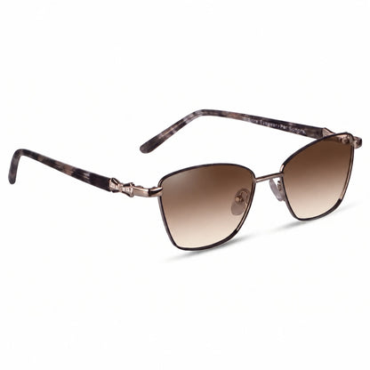 Fiore 22115 square sunglasses, gray steel frame · ReFramed, photo 23 of 36 | Polarized UV400