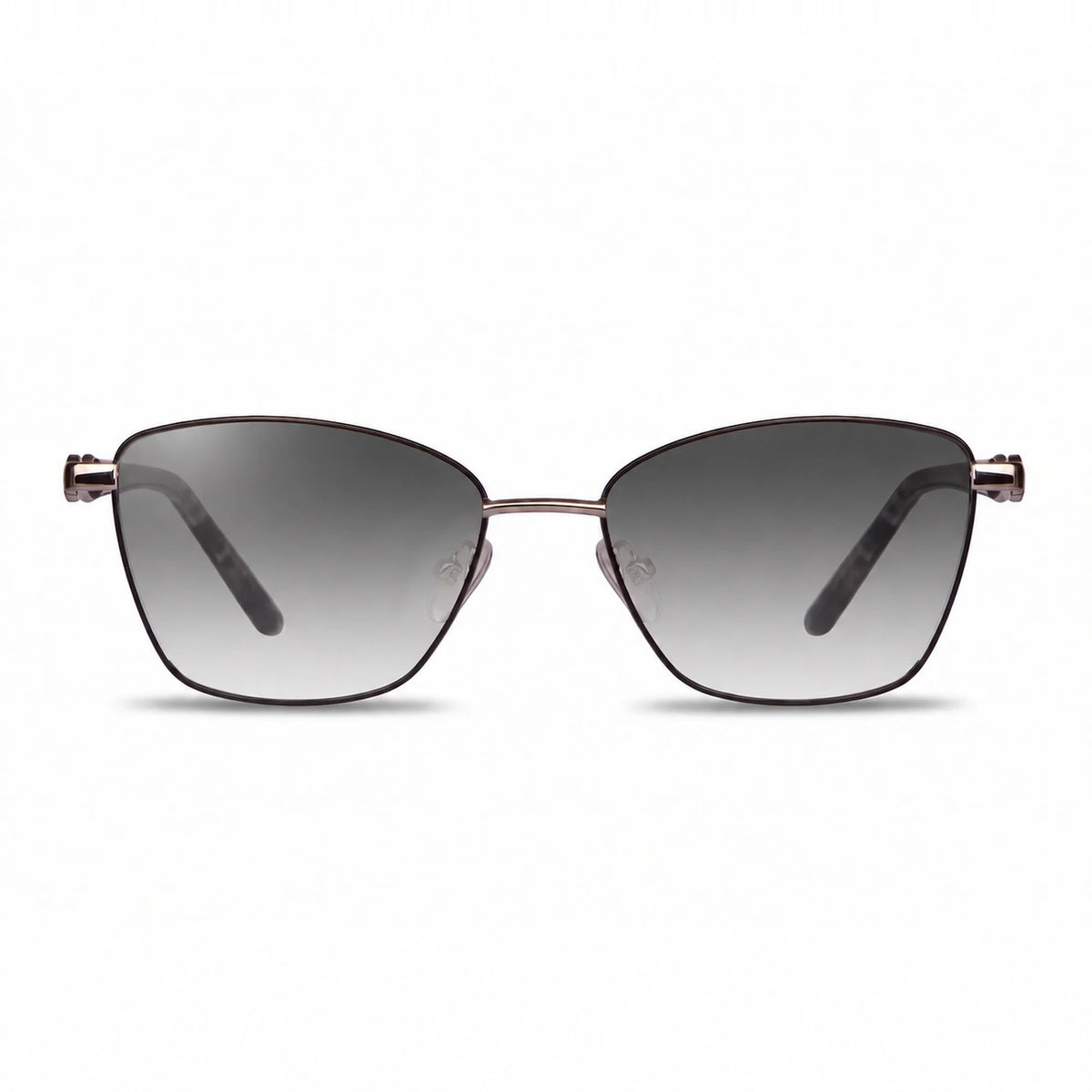 Fiore 22115 square sunglasses, gray steel frame · ReFramed, photo 19 of 36 | Polarized UV400