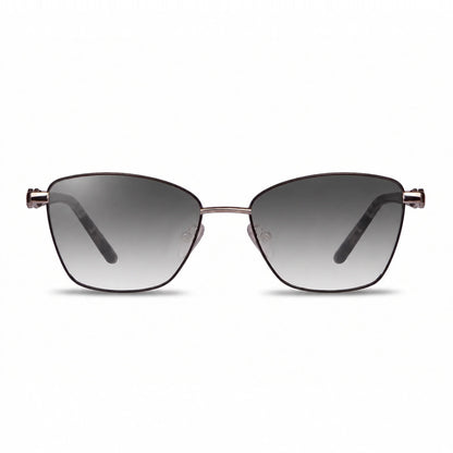 Fiore 22115 square sunglasses, gray steel frame · ReFramed, photo 19 of 36 | Polarized UV400